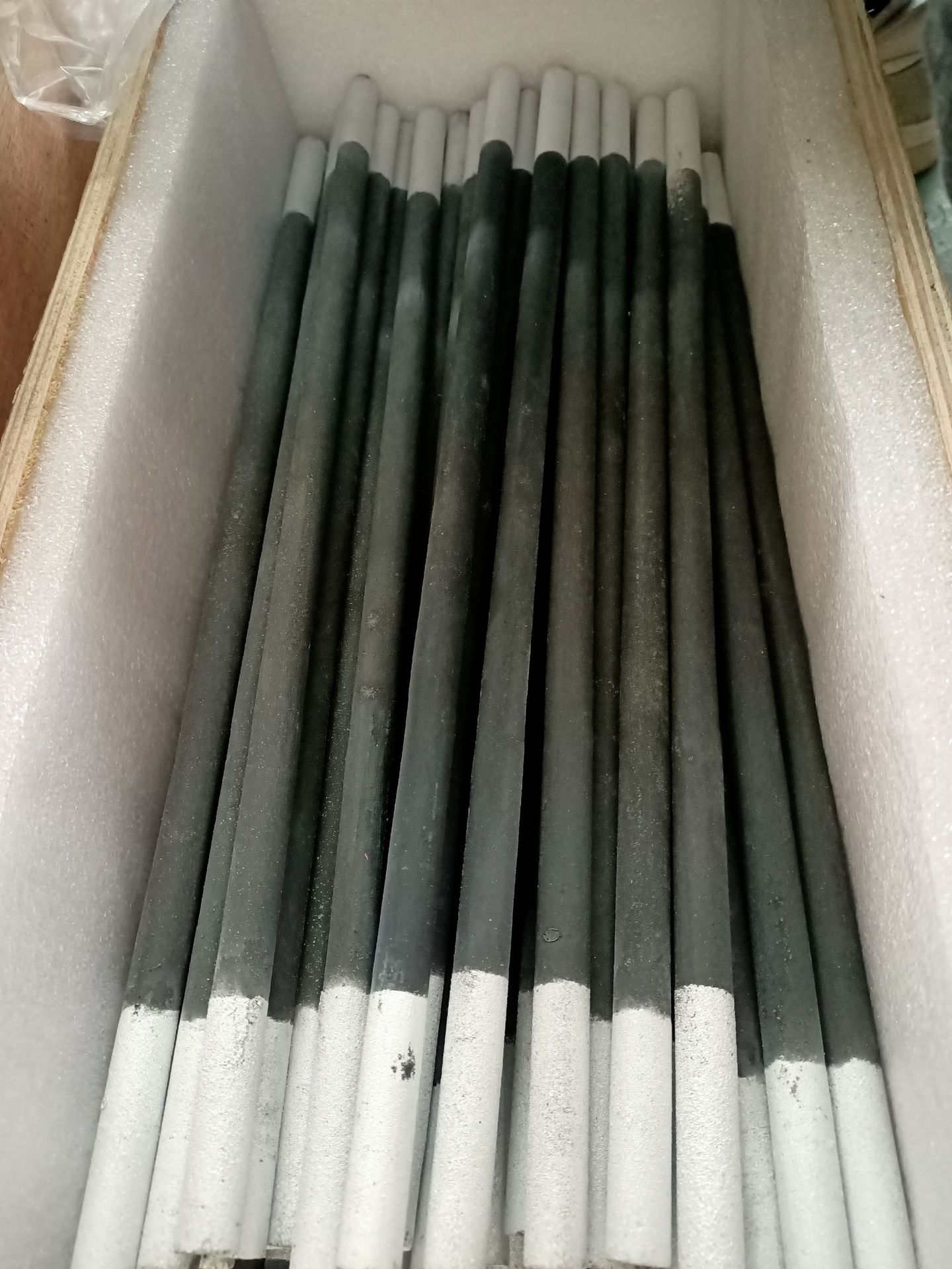 正丰厂家 等直径大头硅碳棒450mm/600mm电加热配件，配套夹具助力高效加热